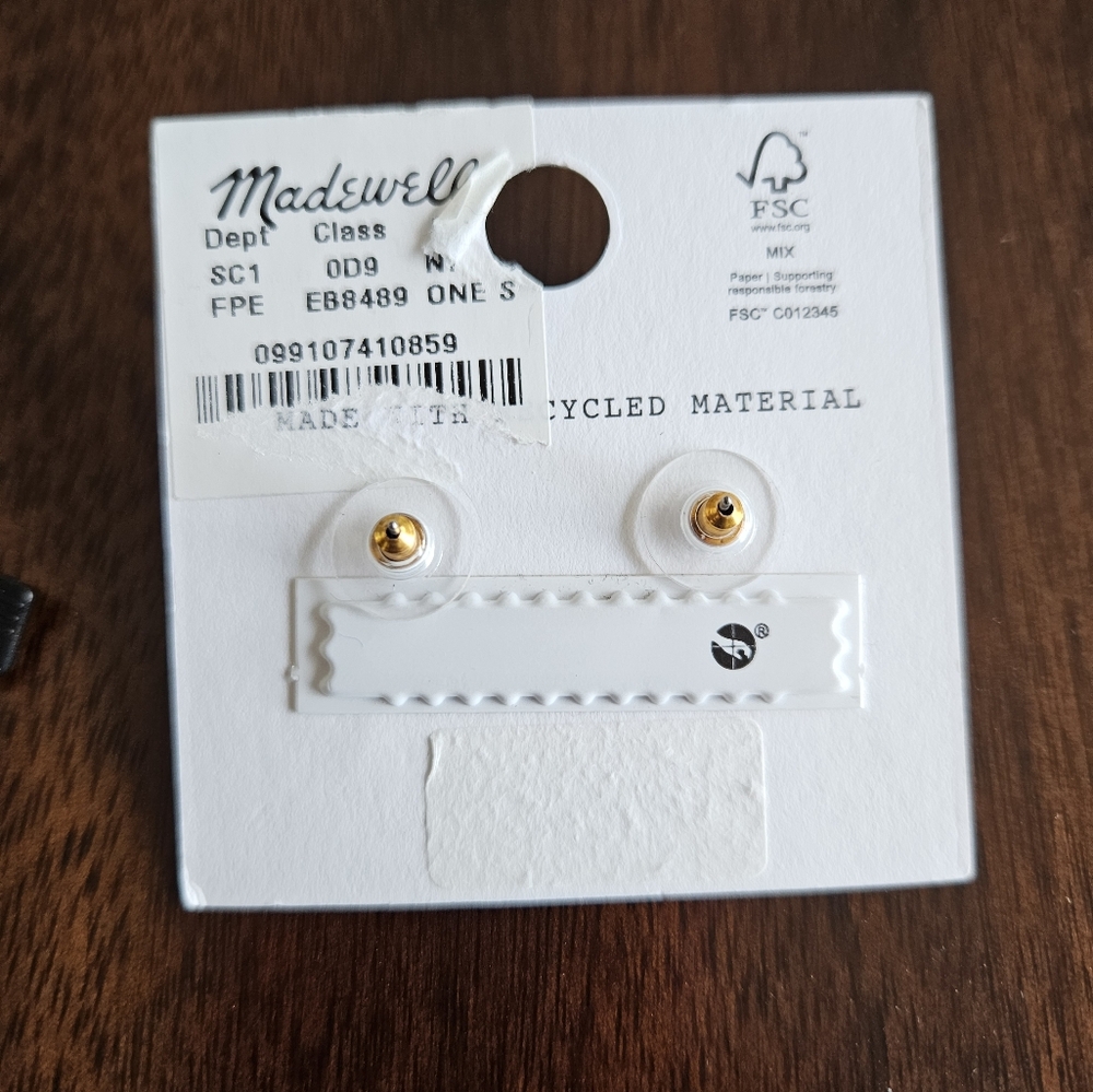 Madewell Floral Freshwater Pearl Drop Earrings, White - Picture 4 of 5